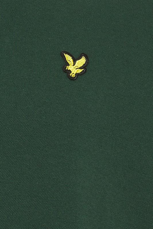 LYLE & SCOTT Big & Tall Dark Green Core Polo Shirt | BadRhino 5