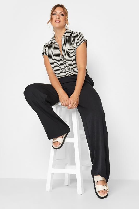 LTS Tall Women's Black Stripe Print Shirt | Long Tall Sally 2