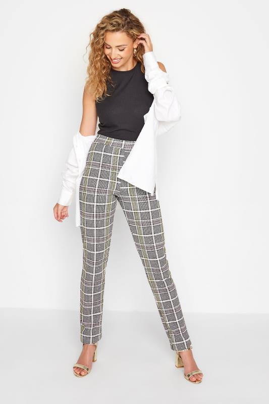 LTS Tall Women's Grey Check Print Trousers | Long Tall Sally 2