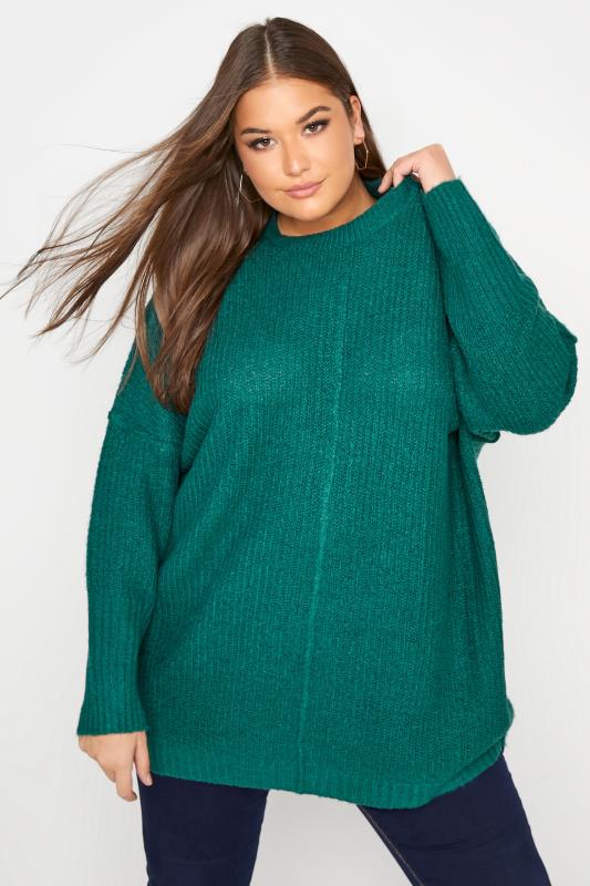 Green Oversized Knitted Jumper_A.jpg