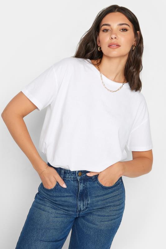 LTS Tall White Short Sleeve T-Shirt | Long Tall Sally  1