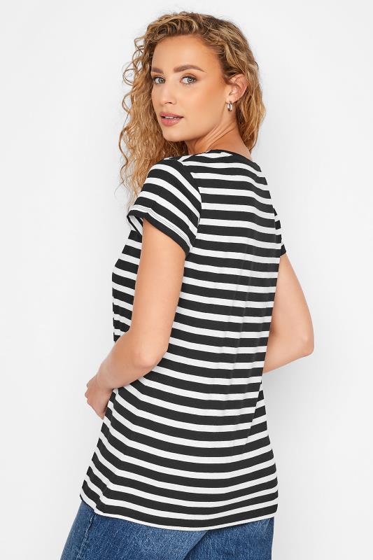 LTS 2 PACK Tall Women's Black Stripe Short Sleeve T-Shirts | Long Tall Sally  6