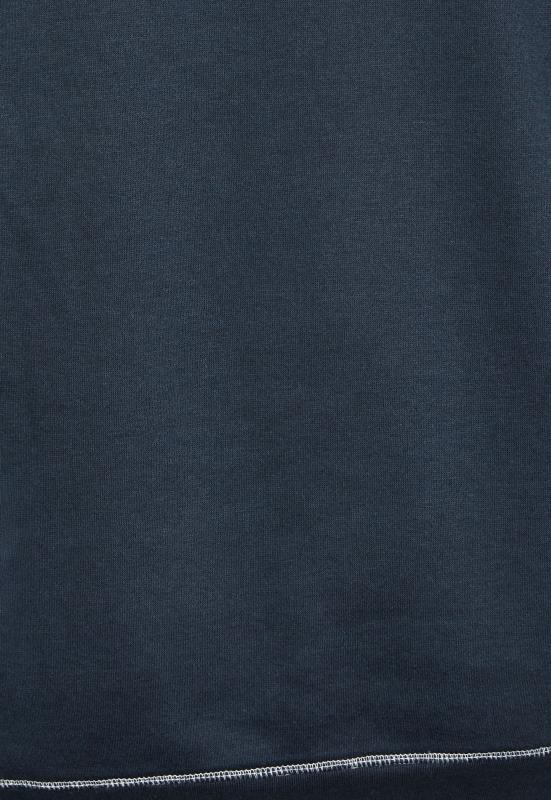 BadRhino Navy Blue Contrast Stitch Sweatshirt | BadRhino 5