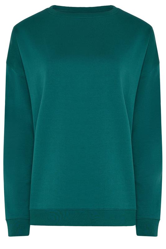  LTS Tall Teal Blue Crew Neck Sweatshirt