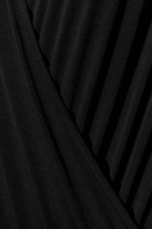 YOURS PETITE Plus Size Curve Black Mesh Bodysuit | Yours Clothing  5