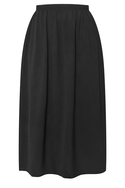 YOURS Plus Size Black Midi Skirt | Yours Clothing 5