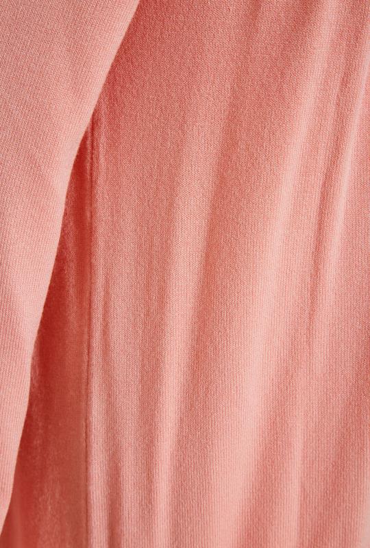 LTS Tall Women's Pink Fine Knit Balloon Sleeve Cardigan | Long Tall Sally  5
