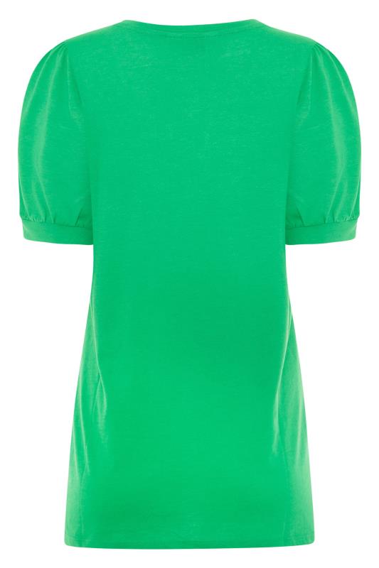 LTS Green Puff Sleeve T-Shirt_BK.jpg
