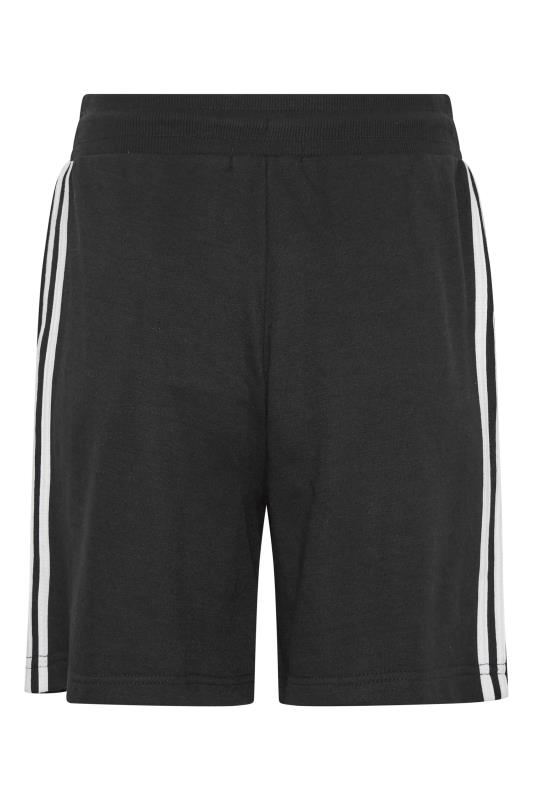 LTS Tall Black Side Stripe Sweat Shorts 6