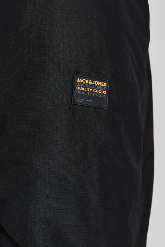 JACK & JONES Black Hooded Jacket_D1.jpg