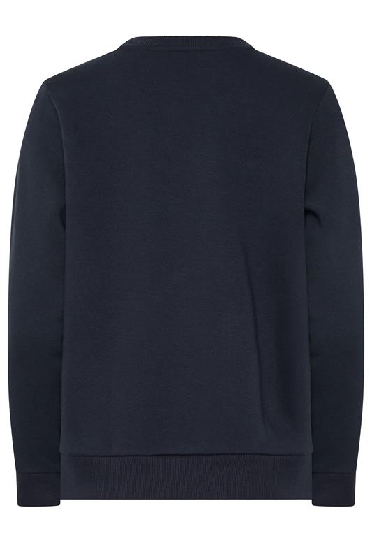 M&Co Navy Blue Animal Print Heart Sweatshirt | M&Co 6