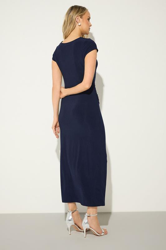LTS Tall Women's Navy Blue Cowl Neck Maxi Dress | Long Tall Sally 2