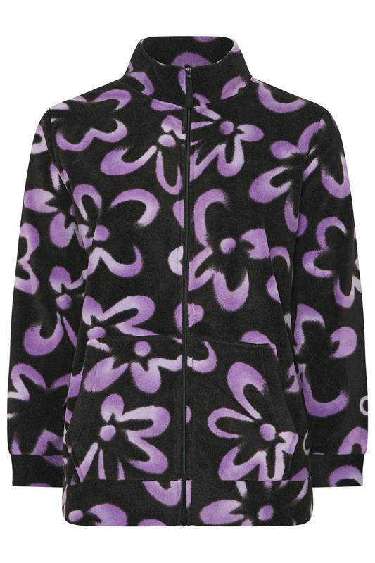 Veste Légère à Fleurs Pour Femme - Blouson Aviateur Zippé Manches Longues