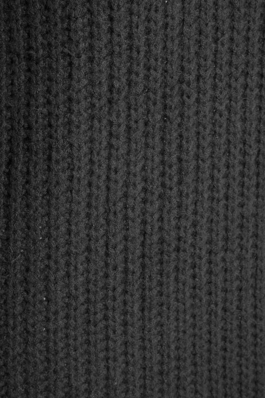 Curve Black V-Neck Knitted Jumper_S.jpg