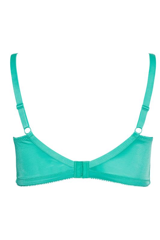 Green Hi Shine Lace Non-Padded Non-Wired Full Cup Bra 6