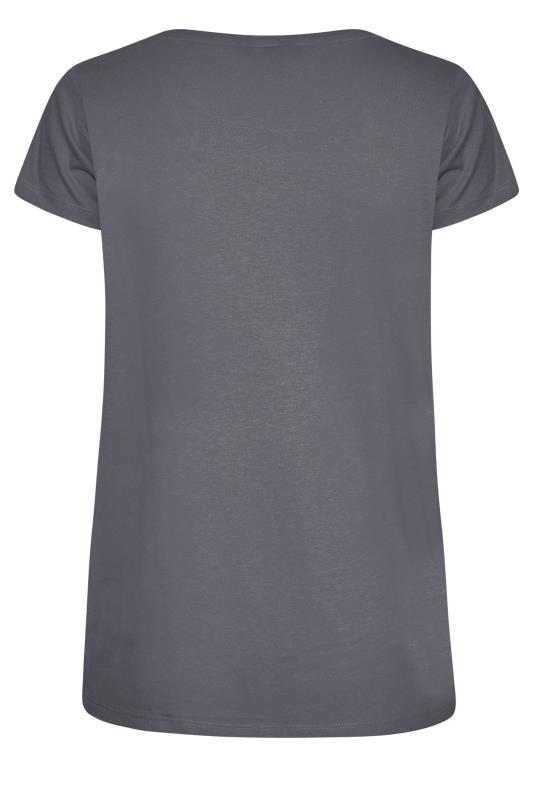 Charcoal Grey Short Sleeve Basic T-Shirt_BK.jpg