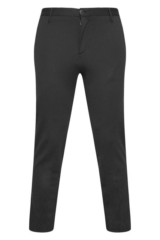  Grande Taille BadRhino Big & Tall Black Stretch Trousers