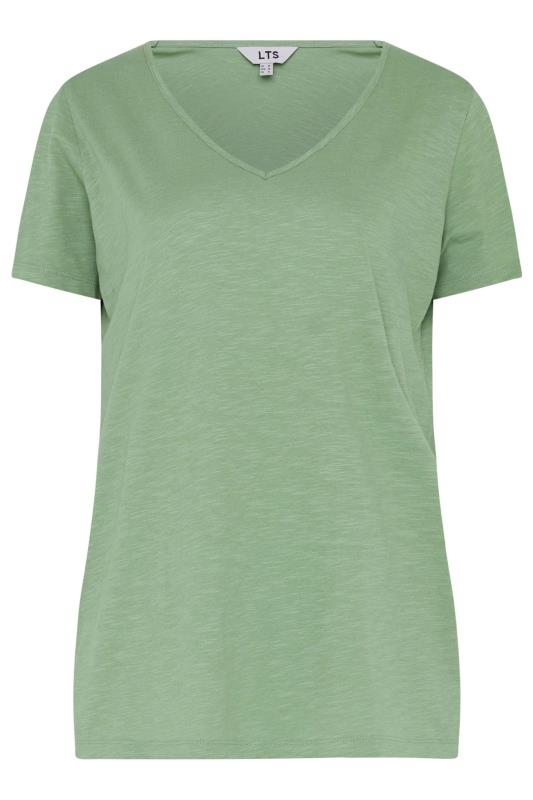 LTS Tall 2 PACK Green & Grey Stripe T-Shirt | Long Tall Sally 9