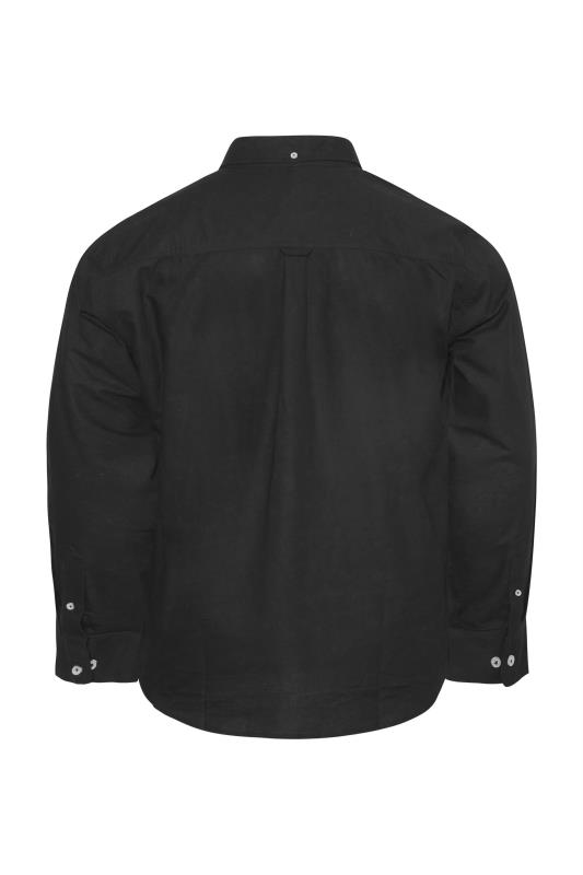 BadRhino Big & Tall Black Essential Long Sleeve Oxford Shirt_Y.jpg