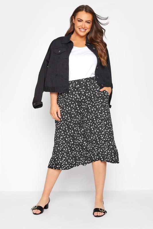 Plus Size Wide Leg Trousers | Plus Size Palazzo Pants | Yours Clothing