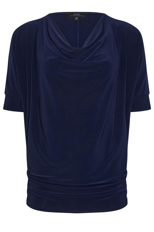 STAR Navy Blue Neck Top | StarByJM 1