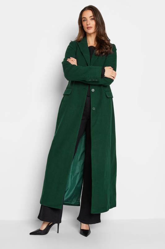 LTS Tall Women's Dark Green Long Formal Coat | Long Tall Sally 2