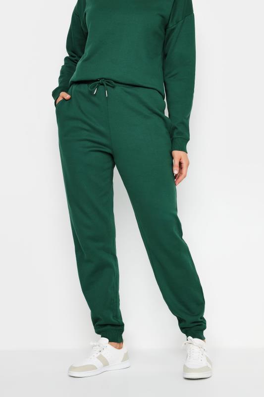 LTS Tall Women's Dark Green Cuffed Drawstring Joggers | Long Tall Sally 2