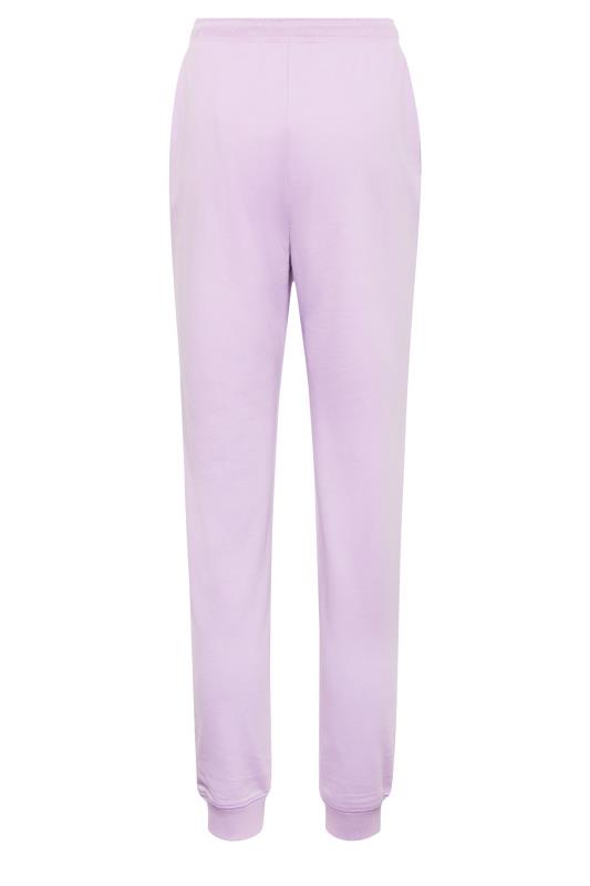 LTS Tall Lilac Purple Cuffed Drawstring Joggers | Long Tall Sally 5