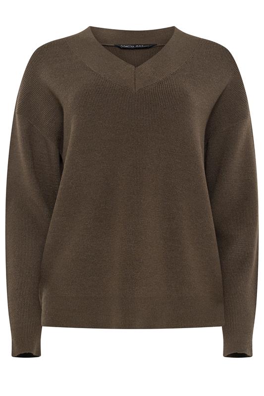 M&Co Chocolate Brown Drop Shoulder Jumper | M&Co 5