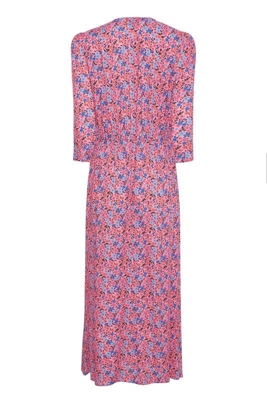 Tall Women's LTS Pink Ditsy Floral Tea Dress | Long Tall Sally 7