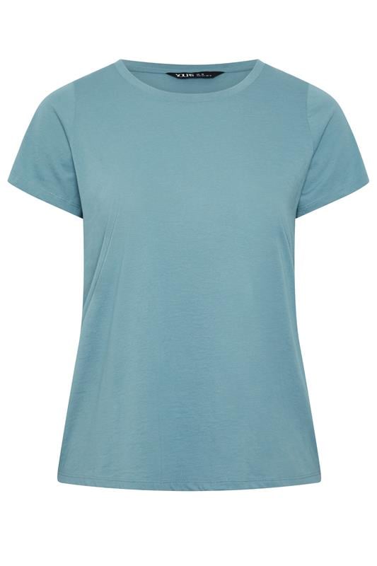 YOURSET 2 PACK Plus Size Blue & Grey Core T-Shirts | Yours Clothing 7