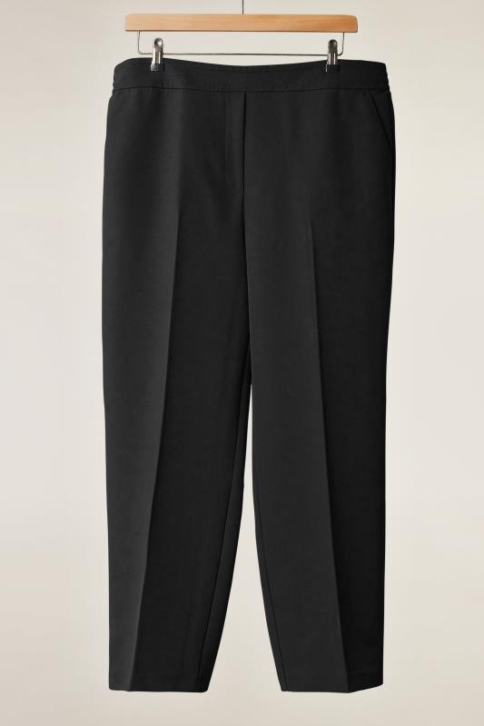 EVANS Plus Size Black Tapered Trouser | Evans 5
