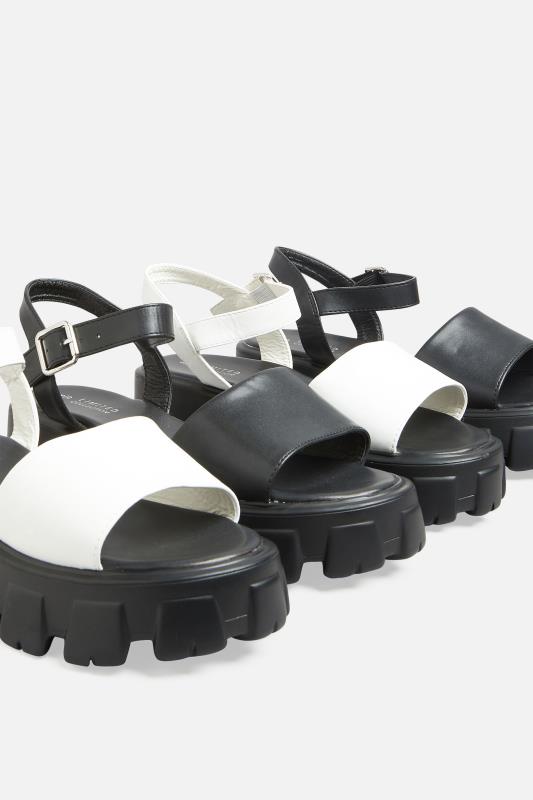 LIMITED COLLECTION Black Chunky Platform Sandals In Extra Wide EEE Fit_E.jpg