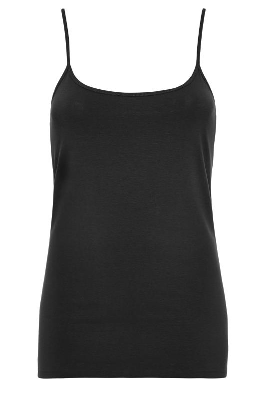 YOURS Plus Size 2 PACK Black Cami Tops | Yours Clothing  7