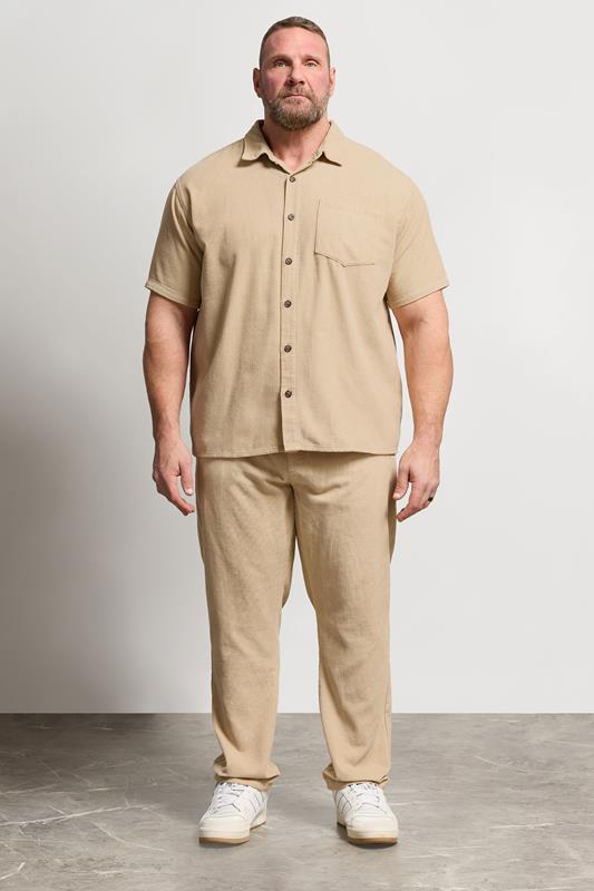 BadRhino Big & Tall Natural Brown Corduroy Overshirt | BadRhino 1