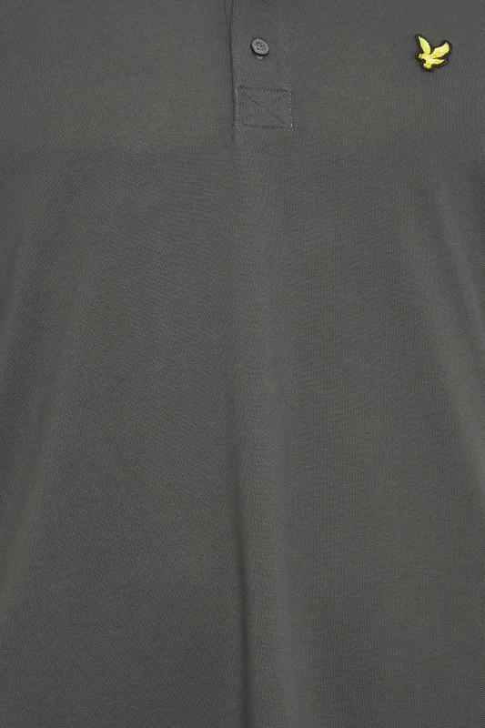 LYLE & SCOTT Big & Tall Gunmetal Grey Core Polo Shirt | BadRhino 4