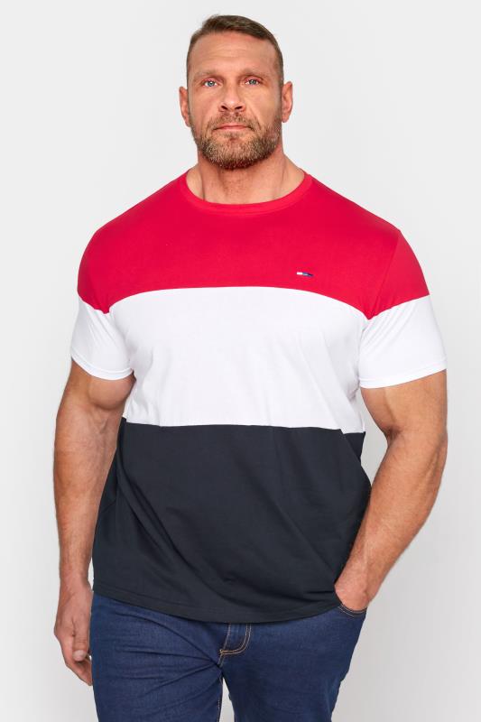Men's  BadRhino Big & Tall Red Cut & Sew T-Shirt