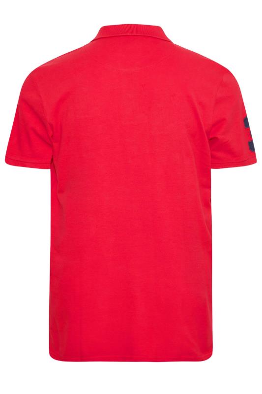 U.S. POLO ASSN. Red Player 3 Polo Shirt | BadRhino 5