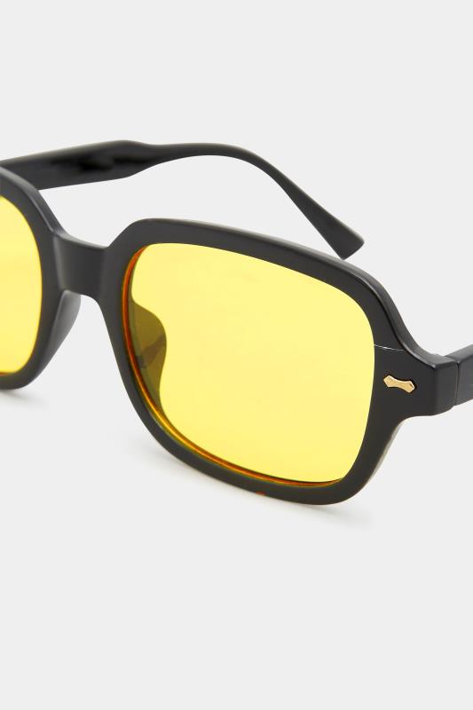 Black Tinted Lens Sunglasses | Yours Clothing 4
