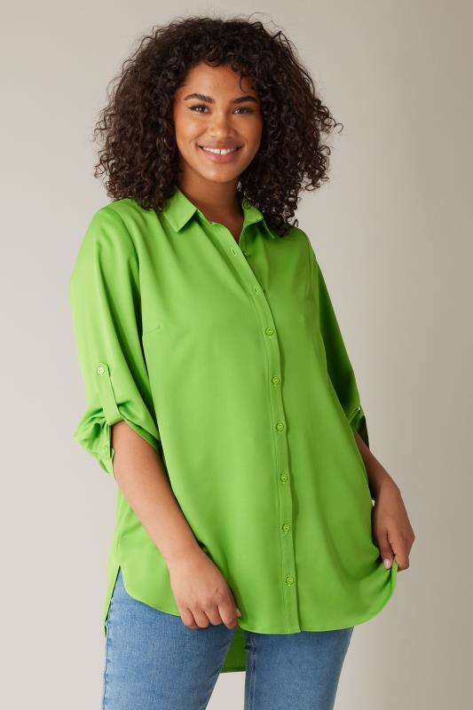  EVANS Curve Green Tab Sleeve Shirt