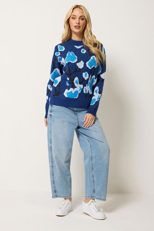 M&Co Blue Woodland Pattern Jumper | M&Co 1
