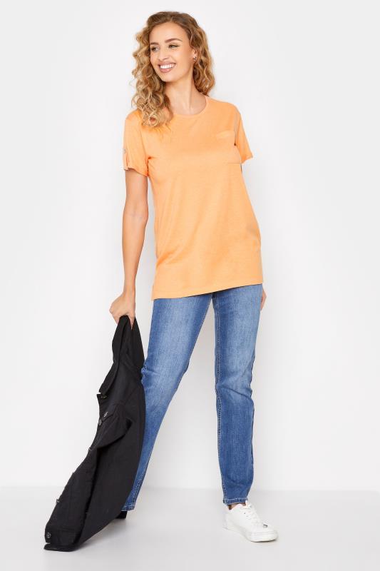 Tall Women's LTS Orange Pocket T-Shirt | Long Tall Sally 2