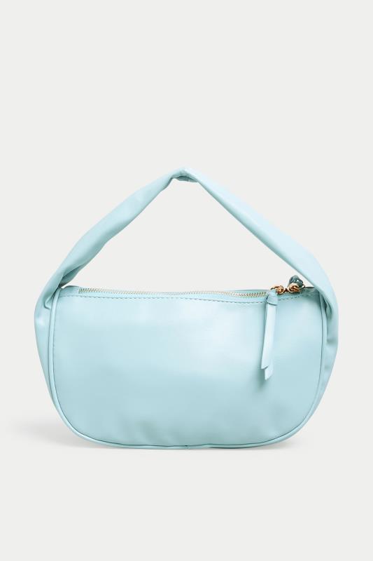 Plus Size Light Blue Slouch Handle Bag | Yours Clothing 3