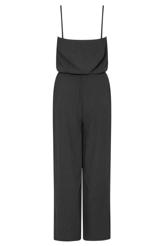 LTS Tall Black Strappy Jumpsuit 8