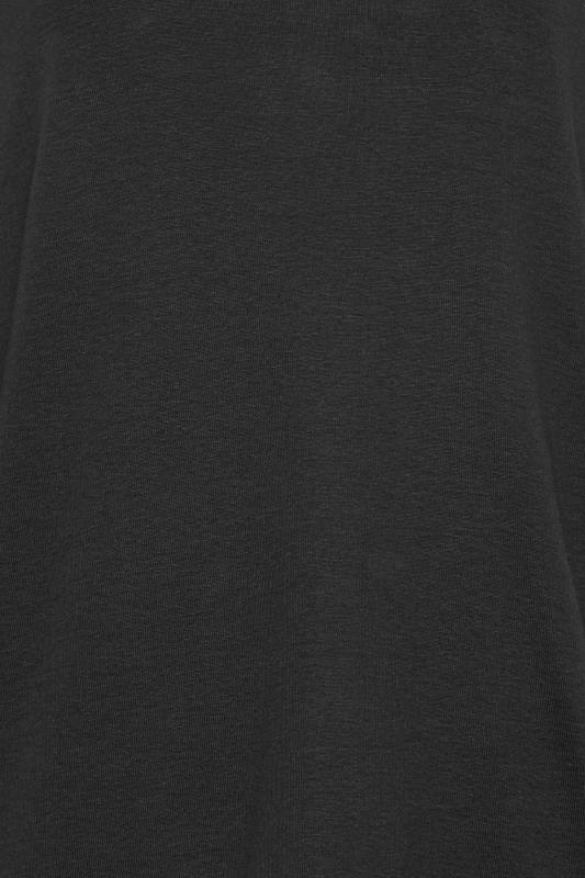 LTS Tall Women's Black Crew Neck Long Sleeve Cotton T-Shirt | Long Tall Sally 5