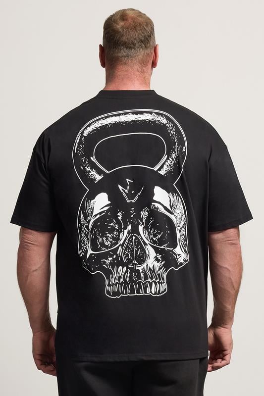 IronRhino Big & Tall Black Skull T-Shirt | BadRhino 2