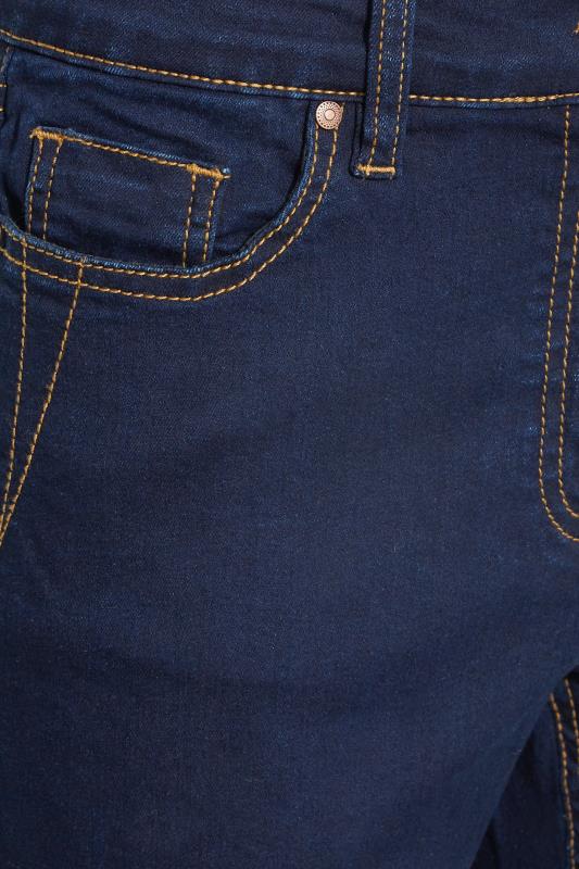 MADE FOR GOOD Petite Dark Blue Skinny Jeans 4
