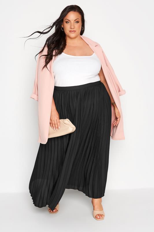 Plus Size Size 60 Pleated Skirts | Yours Clothing