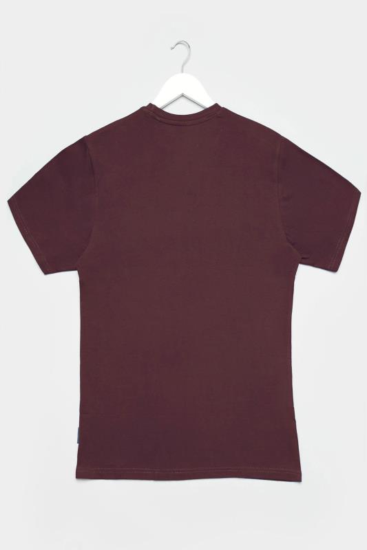 BadRhino Burgundy Plain T-Shirt_BK.jpg