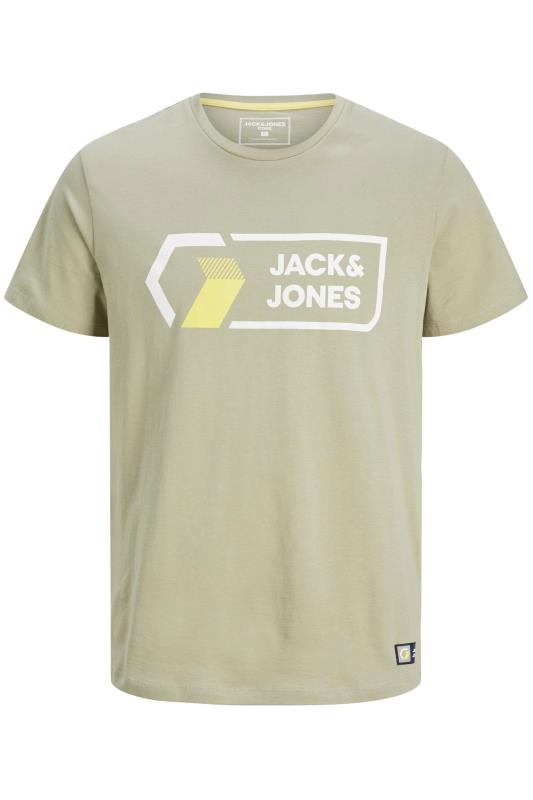 JACK & JONES Big & Tall Green Logan T-Shirt 2
